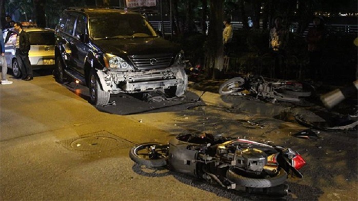 Nữ tài xế Lexus gây tai nạn liên hoàn ở Hồ Tây vi phạm nồng độ cồn