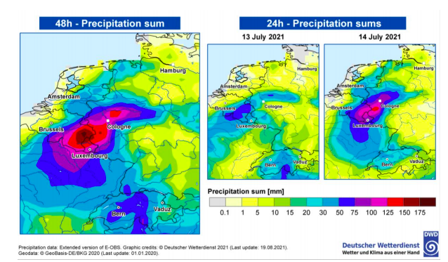 Biến đổi khí hậu khiến lũ lụt ở Tây Âu dễ xảy ra hơn