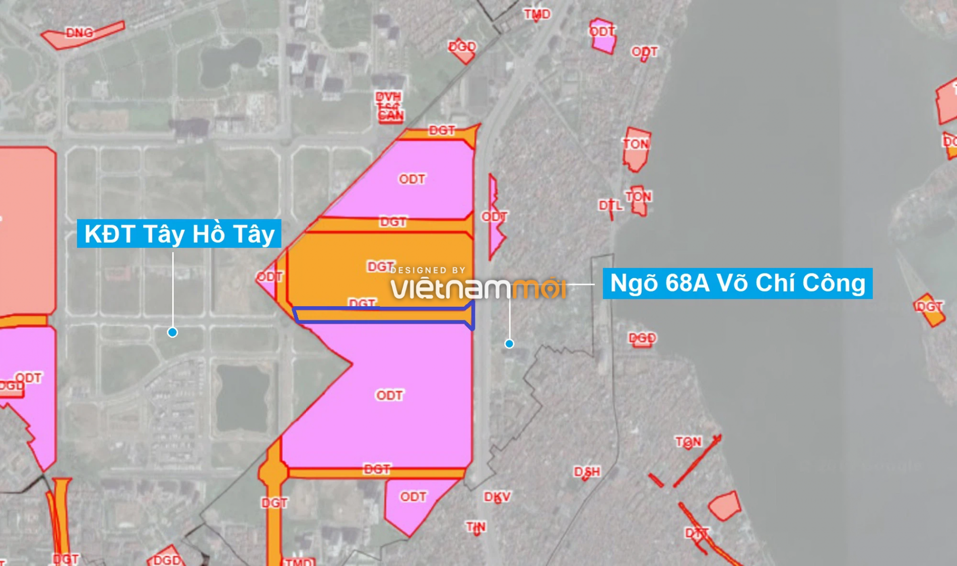 Những khu đất sắp thu hồi để mở đường ở quận Tây Hồ, Hà Nội (phần 1) - Ảnh 7.