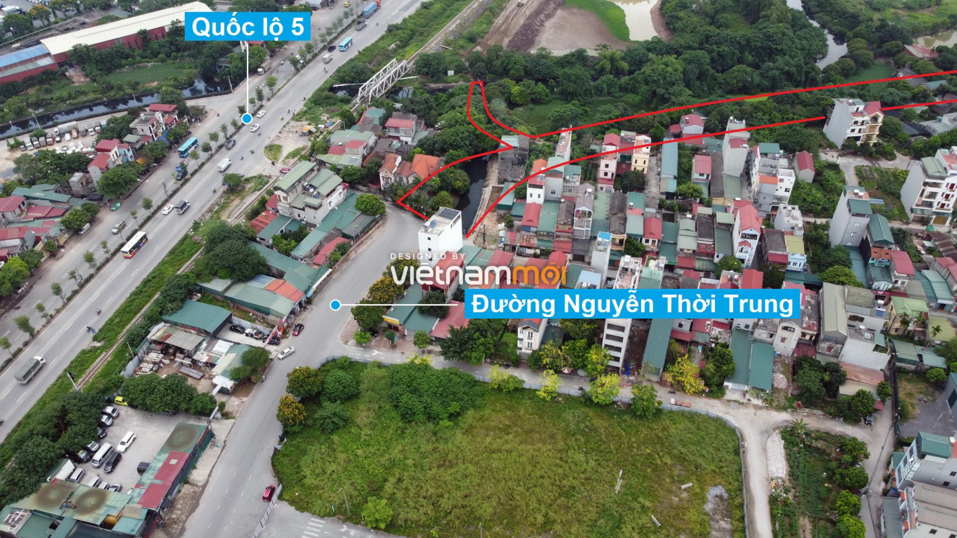 Những khu đất sắp thu hồi để mở đường ở phường Thạch Bàn, Long Biên, Hà Nội (phần 6) - Ảnh 3.