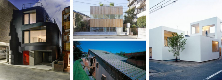 Nhà ở theo hướng kiến trúc đương đại, sử dụng vật liệu thân thiện, áp dụng mô hình mái xanh, kiến trúc tối giản tại Nhật Bản
