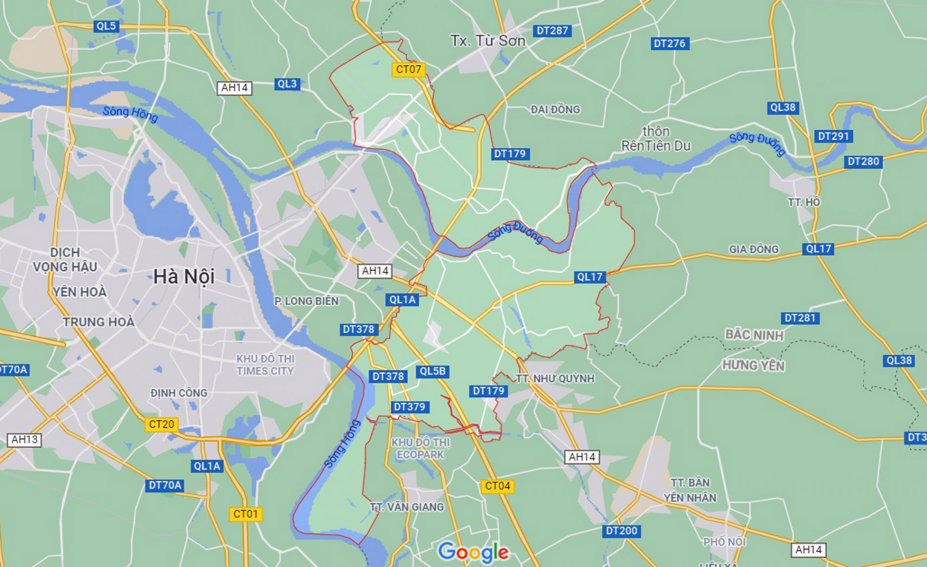 Những khu đất sắp thu hồi để mở đường ở huyện Gia Lâm, Hà Nội (phần 1) - Ảnh 1.