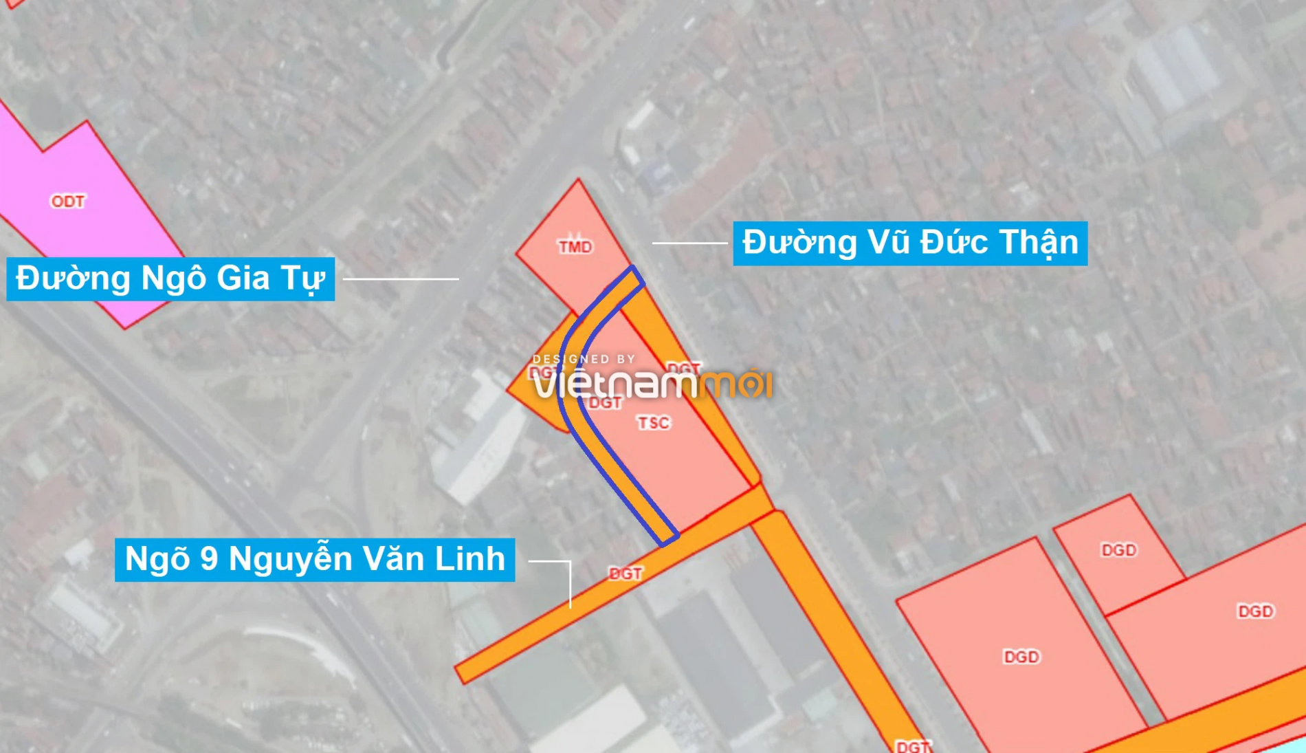 Những khu đất sắp thu hồi để mở đường ở phường Việt Hưng, Long Biên, Hà Nội (phần 1) - Ảnh 1.