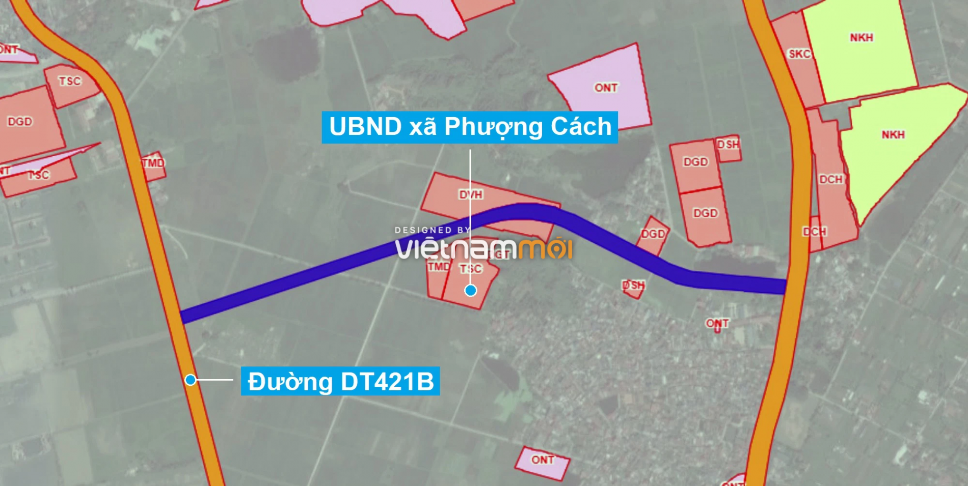 Những khu đất sắp thu hồi để mở đường ở huyện Quốc Oai, Hà Nội (phần 1) - Ảnh 1.