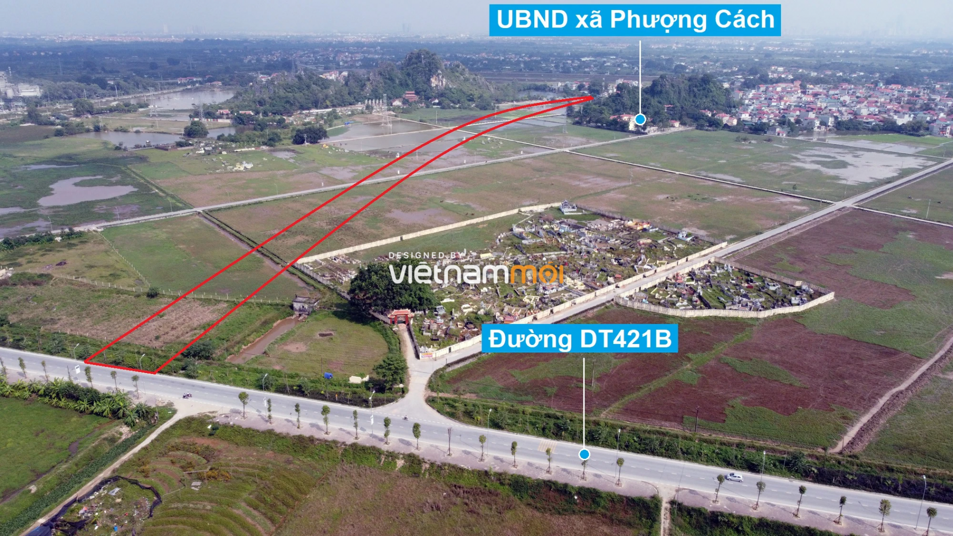 Những khu đất sắp thu hồi để mở đường ở huyện Quốc Oai, Hà Nội (phần 1) - Ảnh 3.