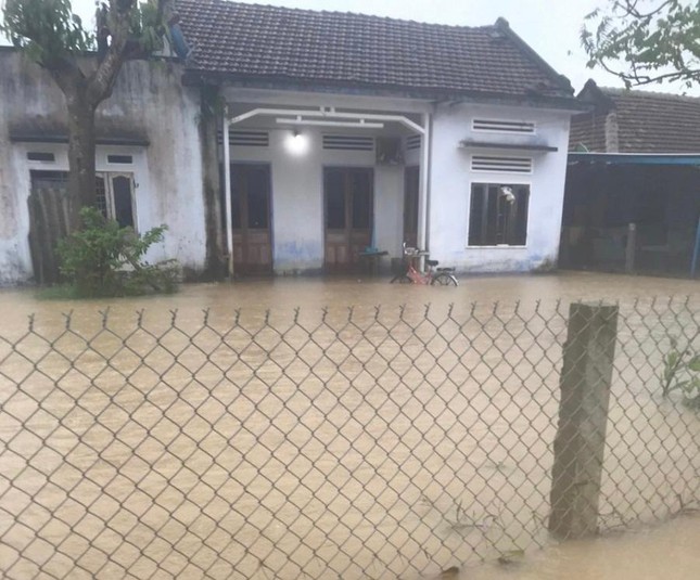 Nước lũ dâng cao ở Quảng Ngãi, hàng trăm nhà dân chìm trong biển nước ảnh 7