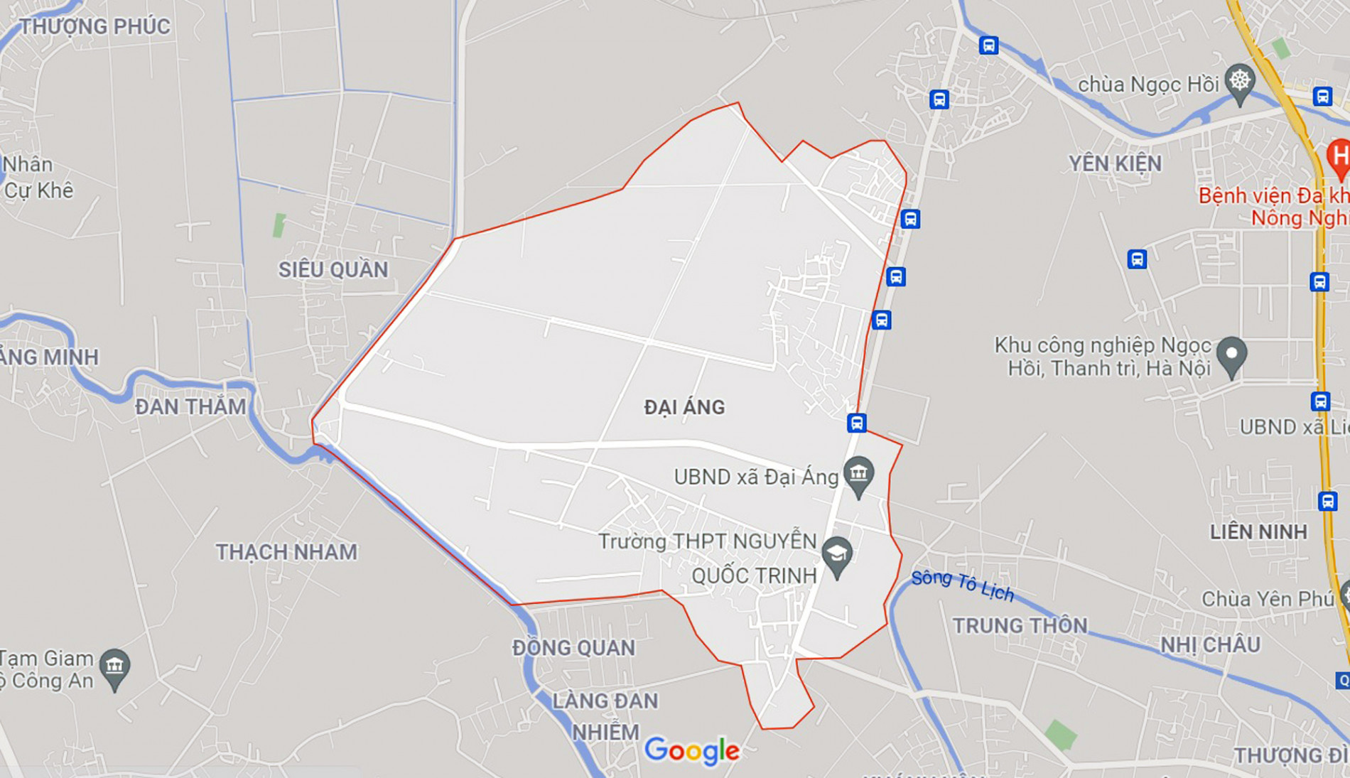 Những khu đất sắp thu hồi để mở đường ở xã Đại Áng, Thanh Trì, Hà Nội (phần 1) - Ảnh 1.