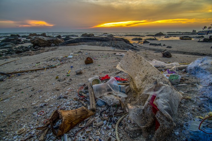 Sốc: Thành phố chi hơn 3 tỷ đồng dọn rác trên bãi biển rồi đổ xuống đại dương gây phẫn nộ - Ảnh 1.