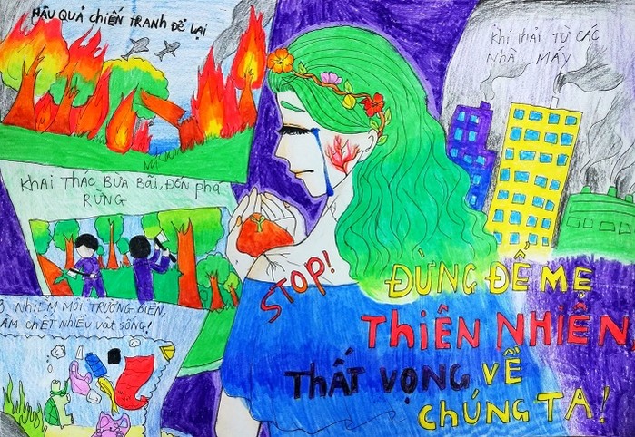 Trường TH Nguyễn Văn Trỗi: Đừng để mẹ thiên nhiên thất vọng!