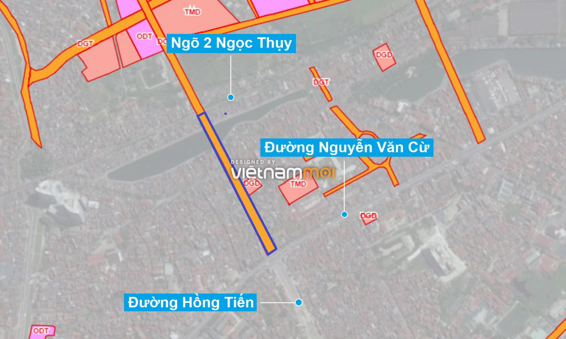 Những khu đất sắp thu hồi để mở đường ở phường Ngọc Lâm, Long Biên, Hà Nội (phần 1) - Ảnh 1.