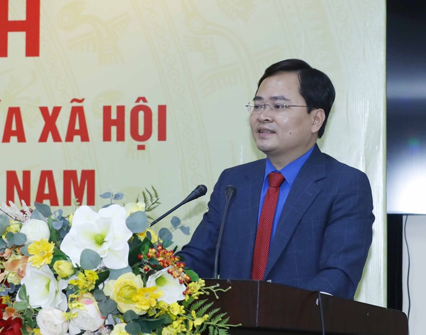 [Photo] Ra mắt cuốn sách quan trọng về bài viết của Tổng Bí thư | Chính trị | Vietnam+ (VietnamPlus)