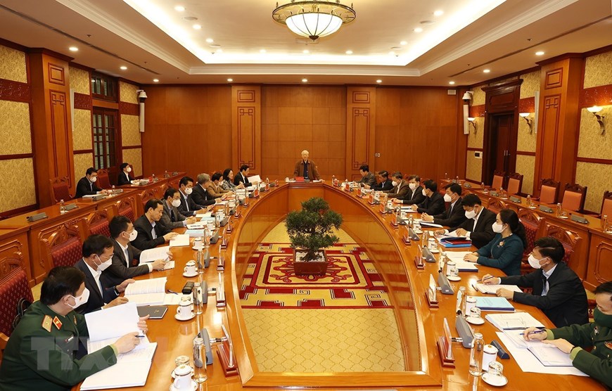 Tổng Bí thư chủ trì họp Thường trực Ban Chỉ đạo TW về chống tham nhũng | Chính trị | Vietnam+ (VietnamPlus)