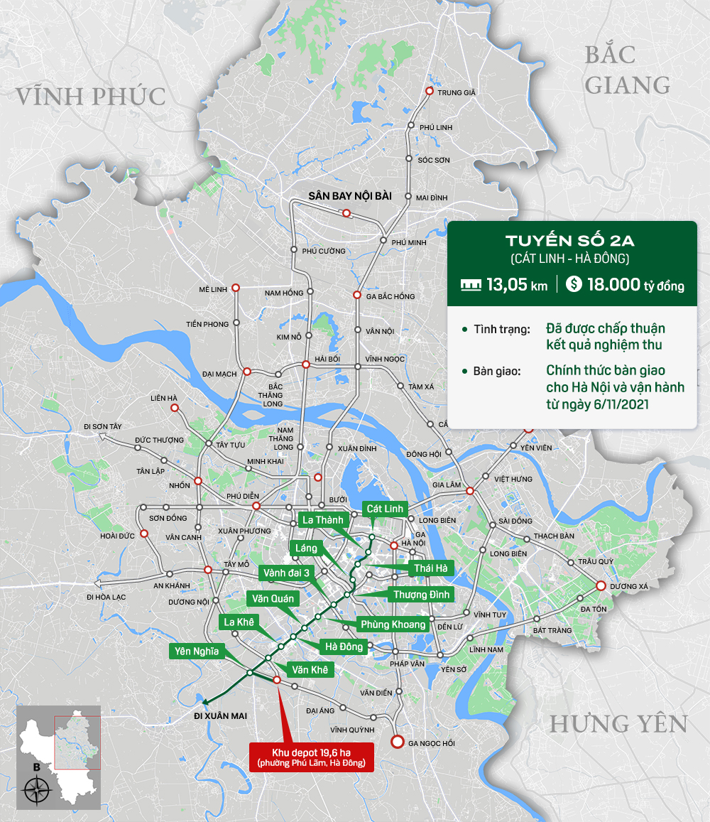 Bức tranh đường sắt đô thị Hà Nội: Hoàn thành hai tuyến, 7 tuyến còn lại chưa được triển khai - Ảnh 4.