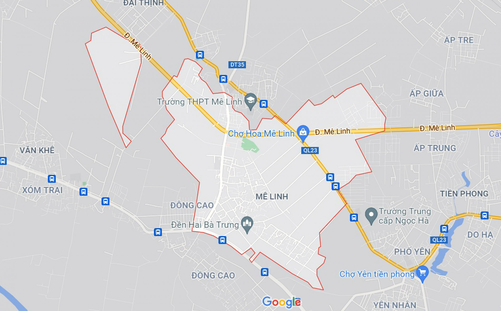 Những khu đất sắp thu hồi để mở đường ở xã Mê Linh, Mê Linh, Hà Nội (phần 1) - Ảnh 1.