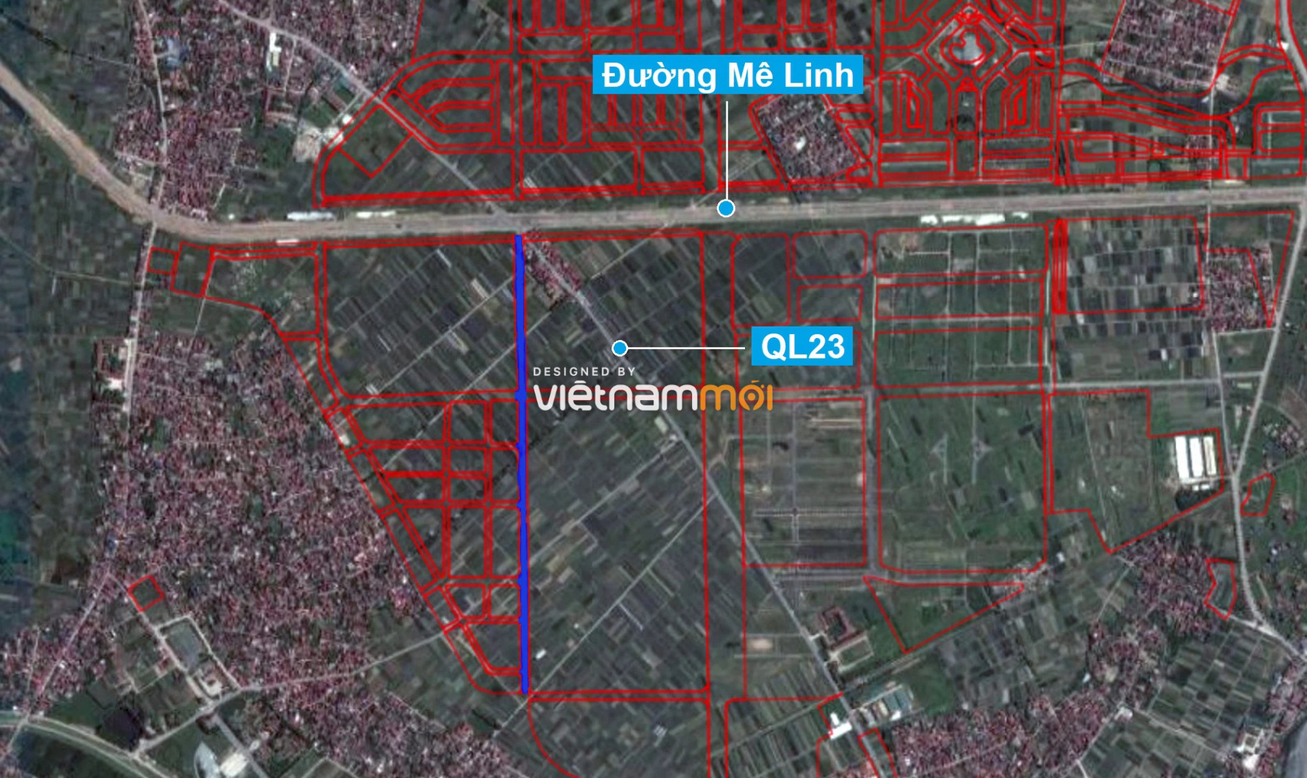 Những khu đất sắp thu hồi để mở đường ở xã Mê Linh, Mê Linh, Hà Nội (phần 1) - Ảnh 2.