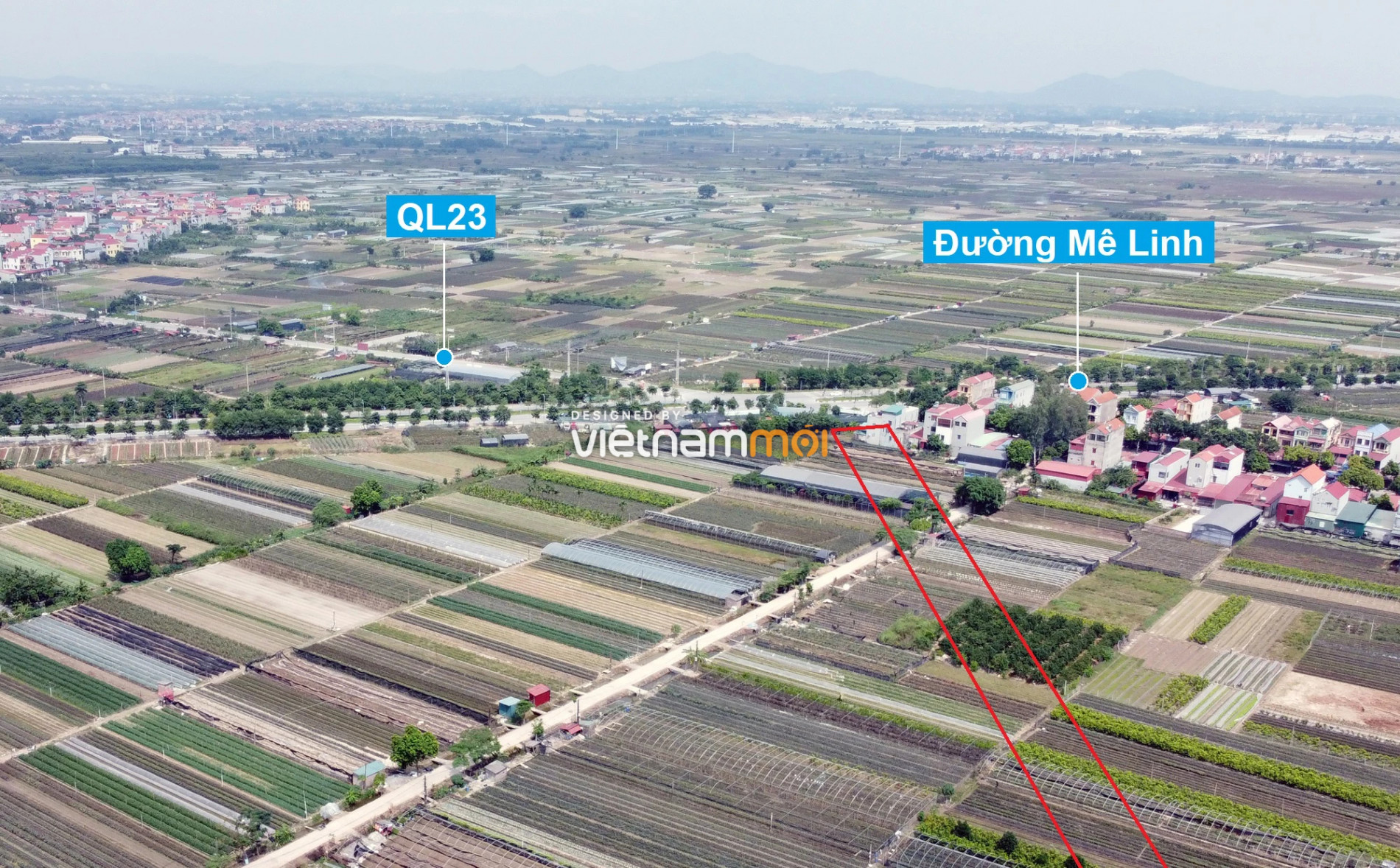 Những khu đất sắp thu hồi để mở đường ở xã Mê Linh, Mê Linh, Hà Nội (phần 1) - Ảnh 3.