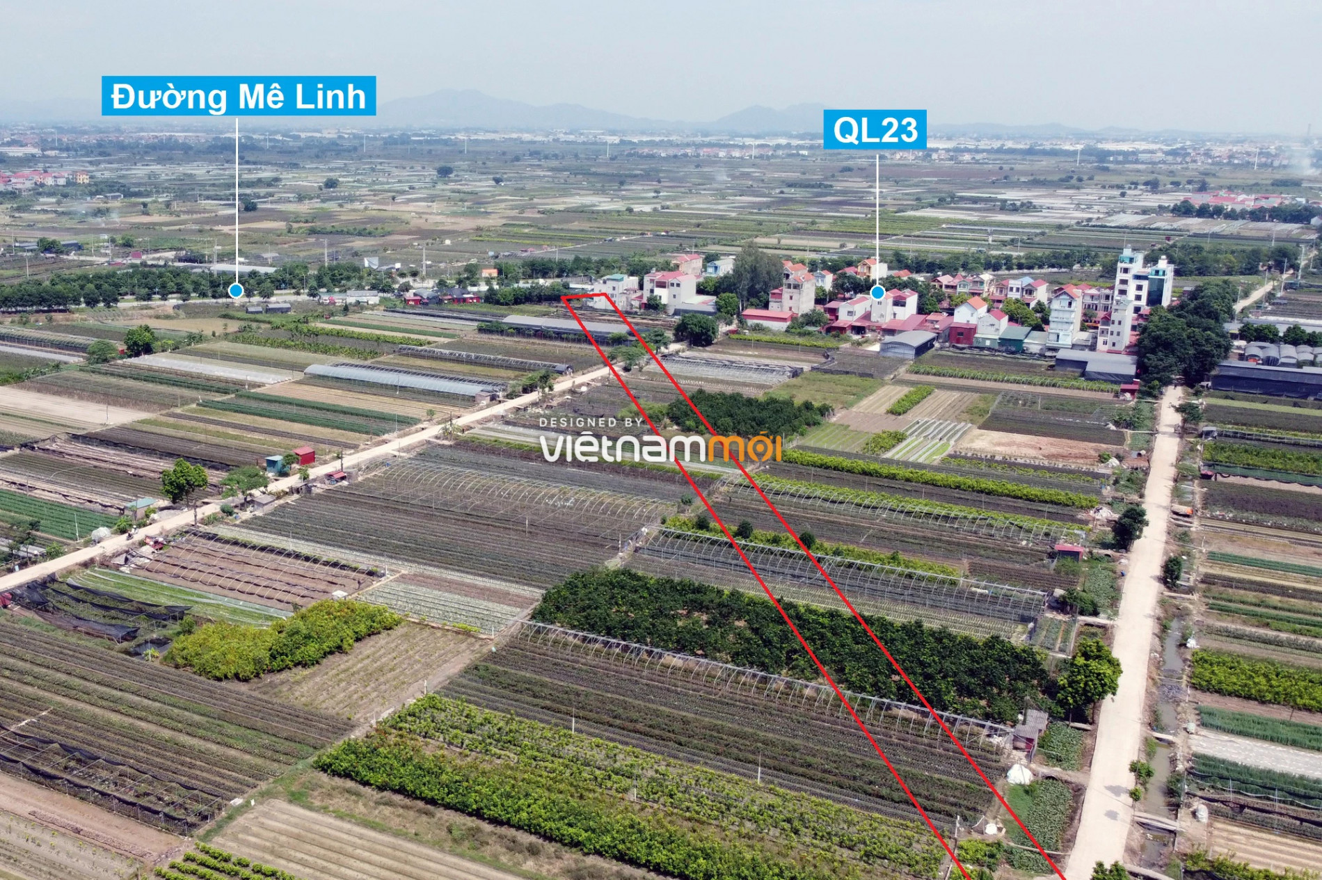 Những khu đất sắp thu hồi để mở đường ở xã Mê Linh, Mê Linh, Hà Nội (phần 1) - Ảnh 4.