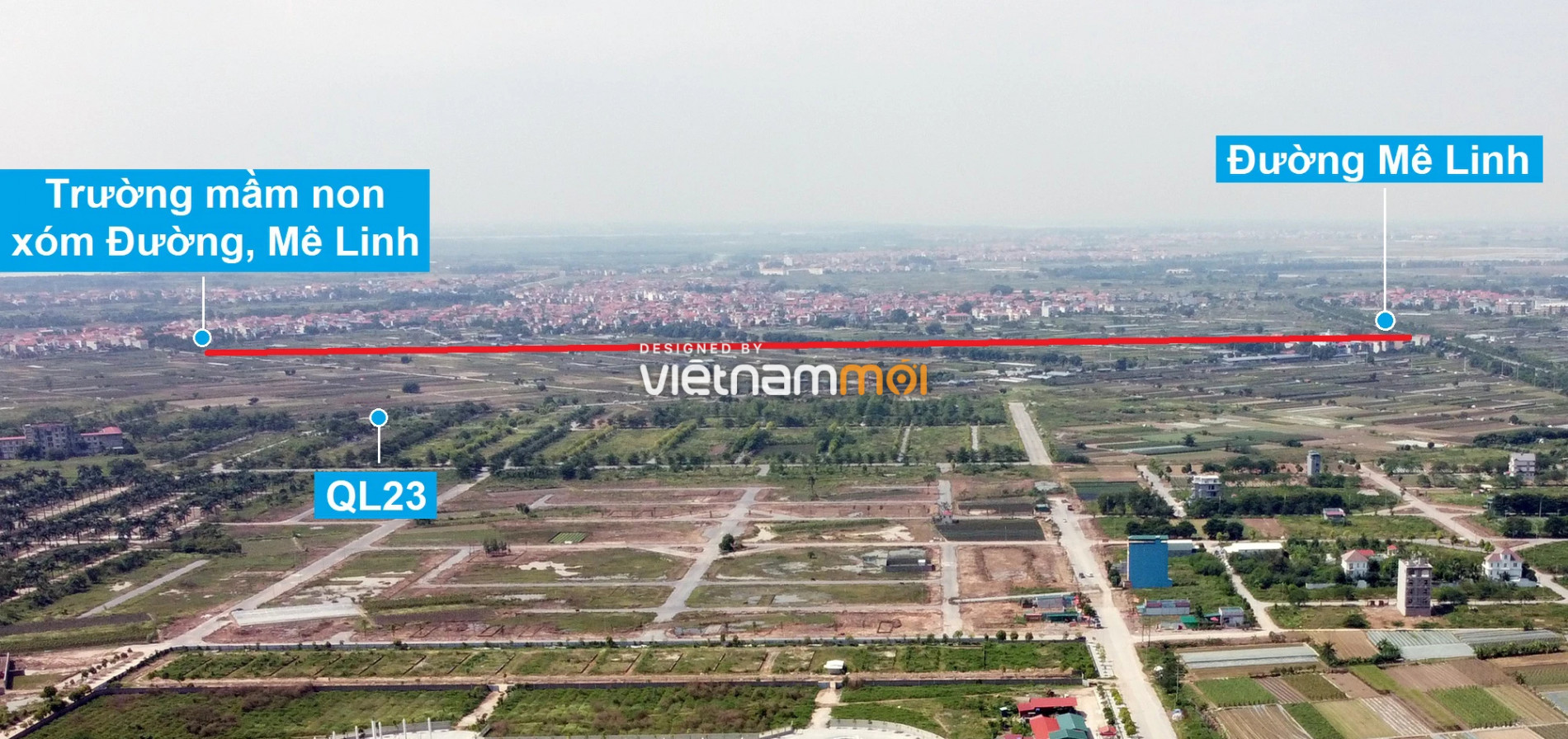 Những khu đất sắp thu hồi để mở đường ở xã Mê Linh, Mê Linh, Hà Nội (phần 1) - Ảnh 7.