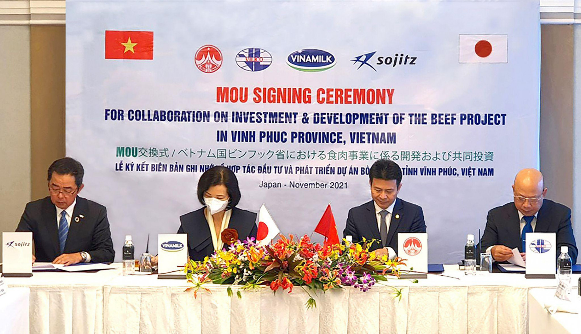 Vinamilk, Vilico và đối tác Nhật ký hợp tác đầu tư gần 500 triệu USD - Ảnh 1.