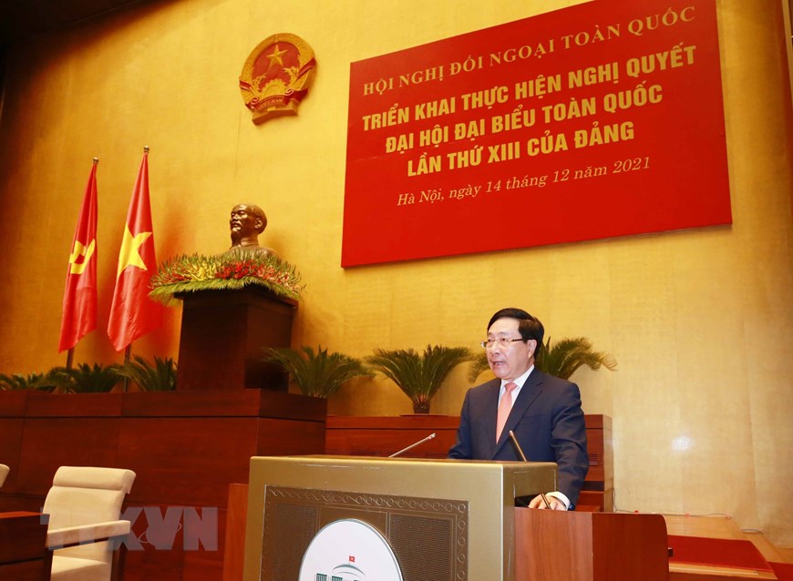 Hình ảnh lãnh đạo Đảng, Nhà nước dự Hội nghị Đối ngoại toàn quốc | Chính trị | Vietnam+ (VietnamPlus)