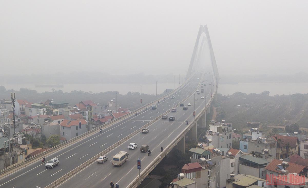 Ô nhiễm bụi mịn và chất lượng không khí trên địa bàn Hà Nội ở mức “rất xấu” -5