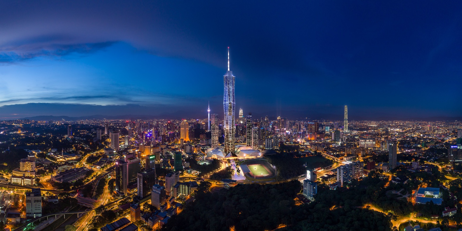 tòa tháp cao thứ 2 thế giới, tháp merdeka, malaysia, tòa nhà merdeka 118