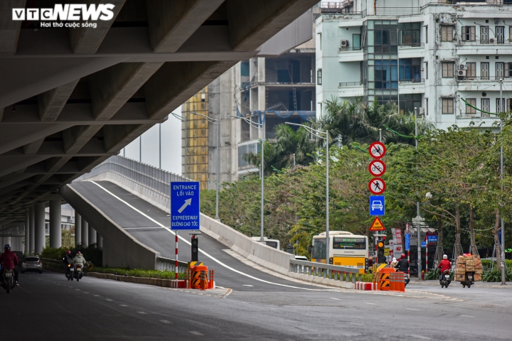 Ảnh: Hà Nội thông xe 6 nhánh đường lên xuống cầu cạn Mai Dịch - Nam Thăng Long - 11
