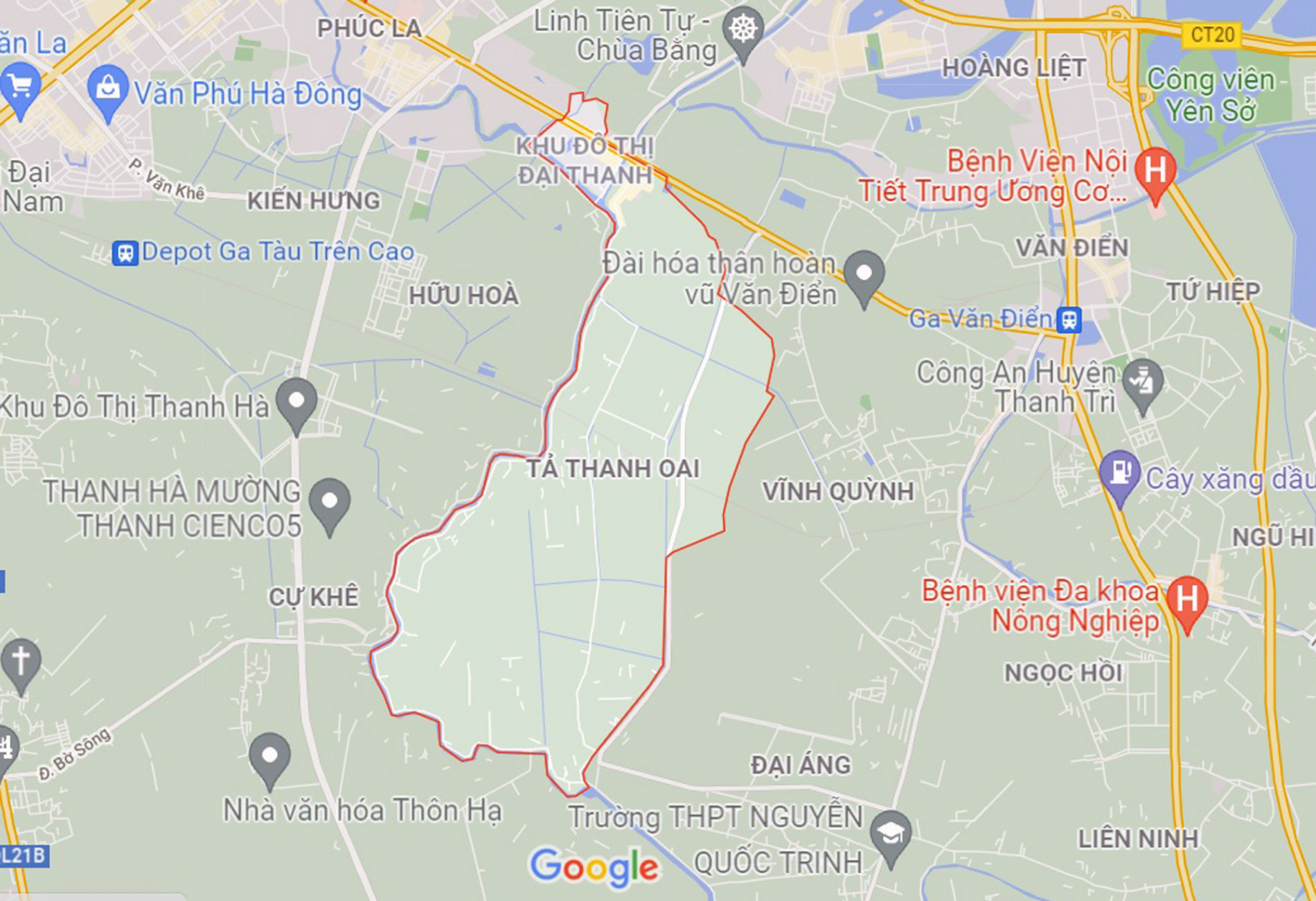 Những khu đất sắp thu hồi để mở đường ở xã Tả Thanh Oai, Thanh Trì, Hà Nội (phần 1) - Ảnh 1.
