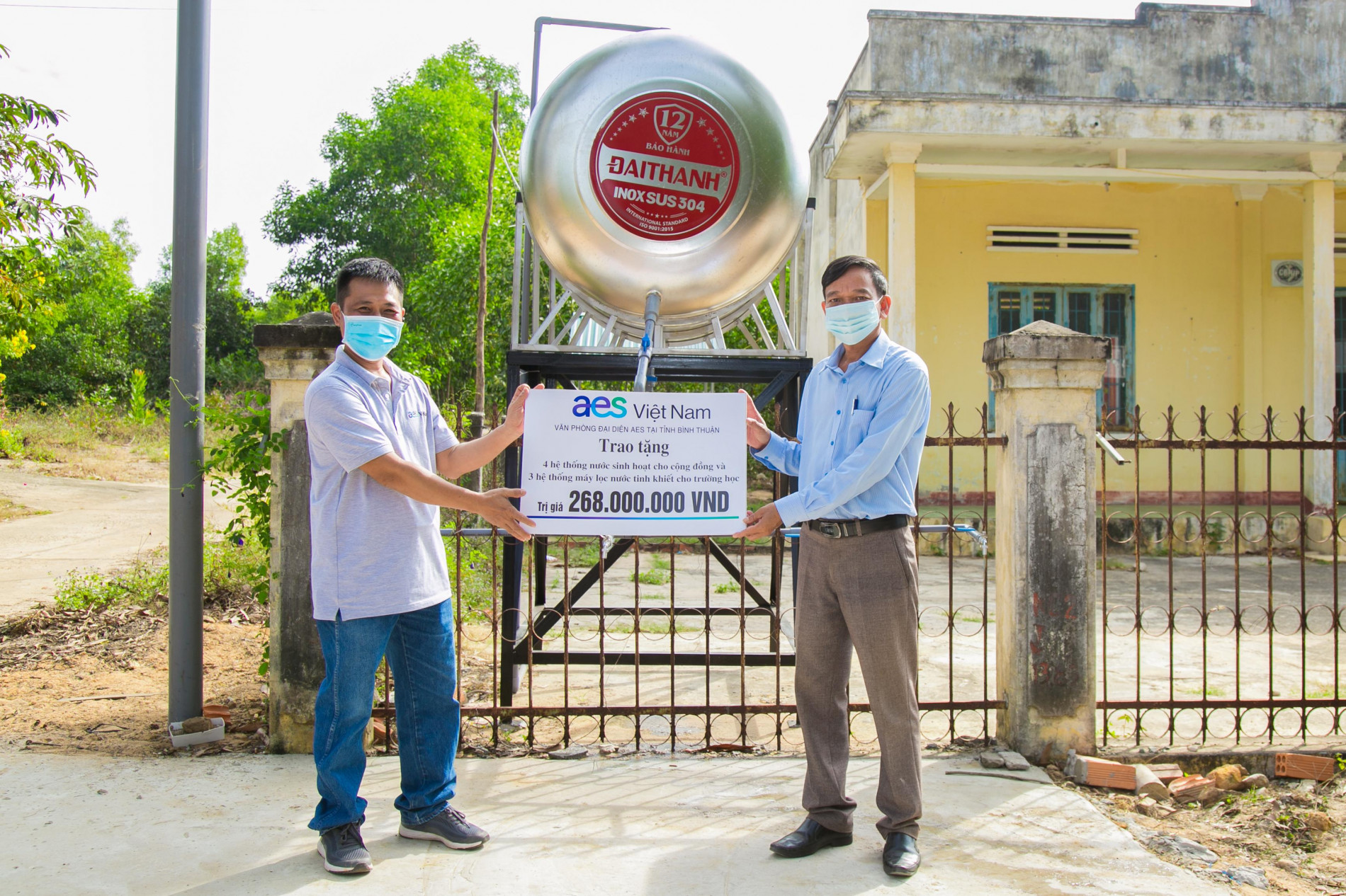 AES Việt Nam hỗ trợ nước sạch cho 2.500 người dân tại tỉnh Bình Thuận - ảnh 1