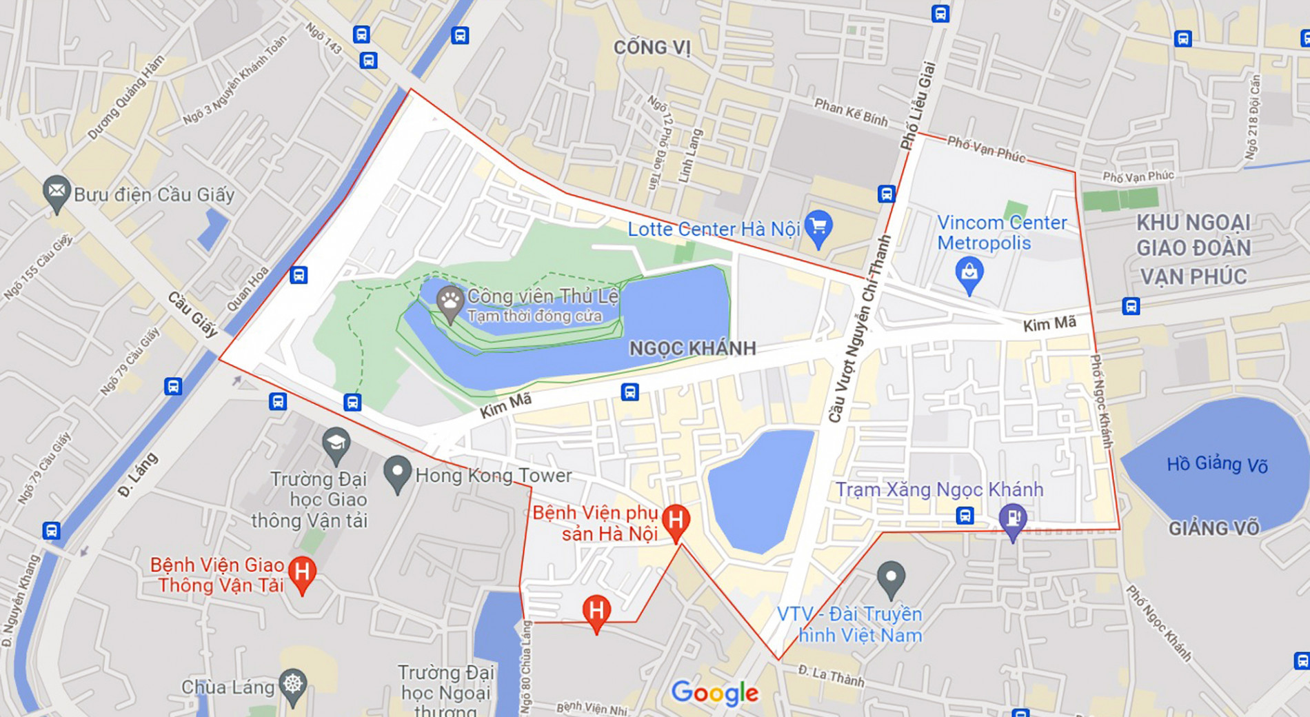 Những khu đất sắp thu hồi để mở đường ở phường Ngọc Khánh, Ba Đình, Hà Nội (phần 2) - Ảnh 1.