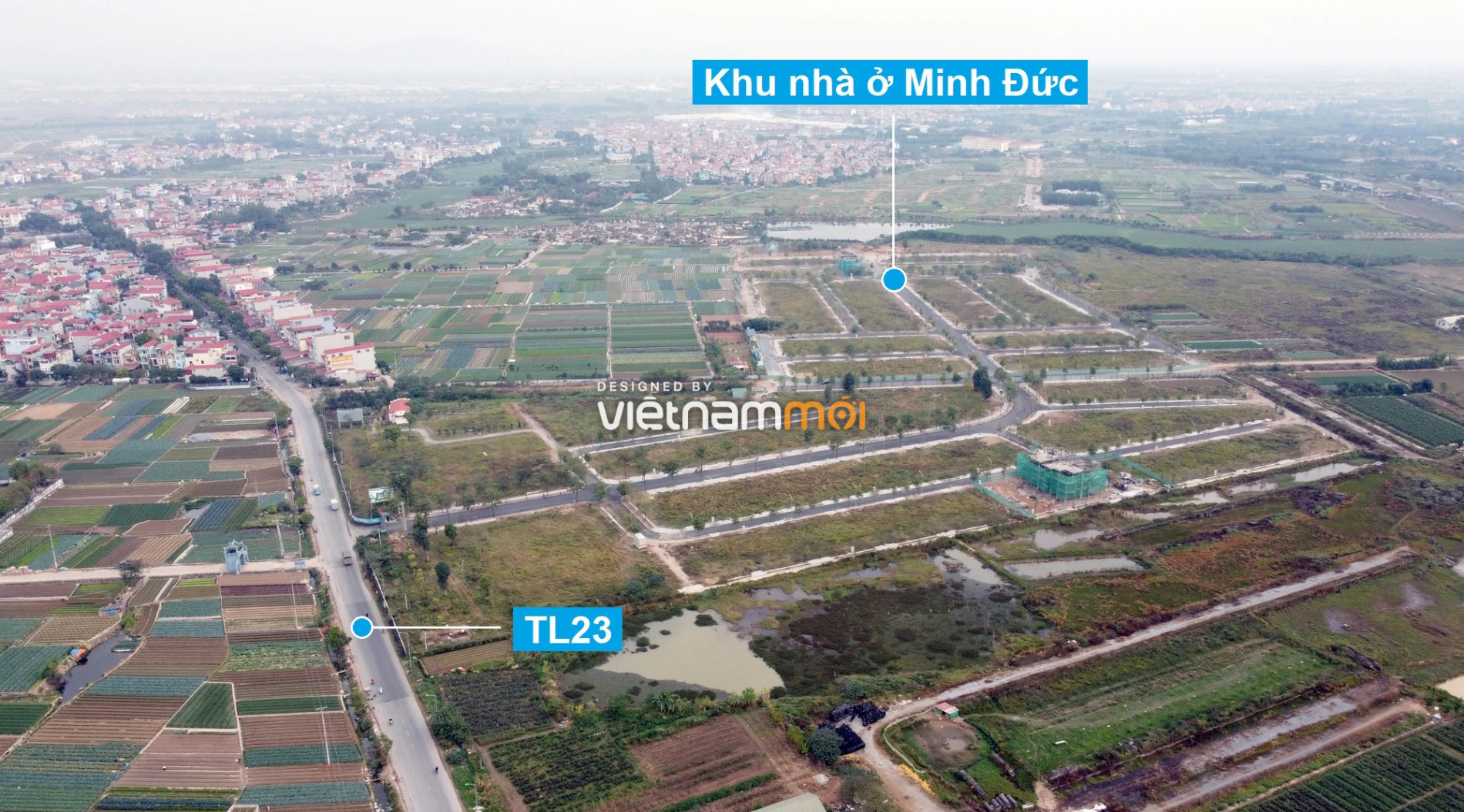 Toàn cảnh 6 dự án chậm triển khai ở huyện Mê Linh sắp tái triển khai - Ảnh 1.