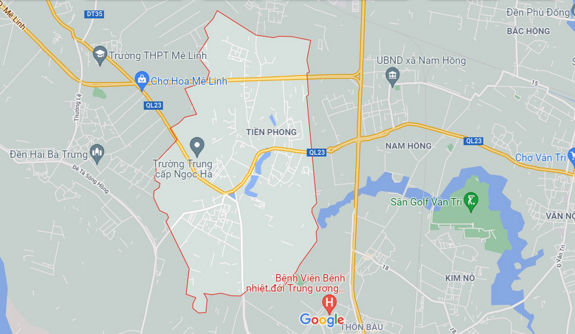Những khu đất sắp thu hồi để mở đường ở xã Tiền Phong, Mê Linh, Hà Nội (phần 1) - Ảnh 1.