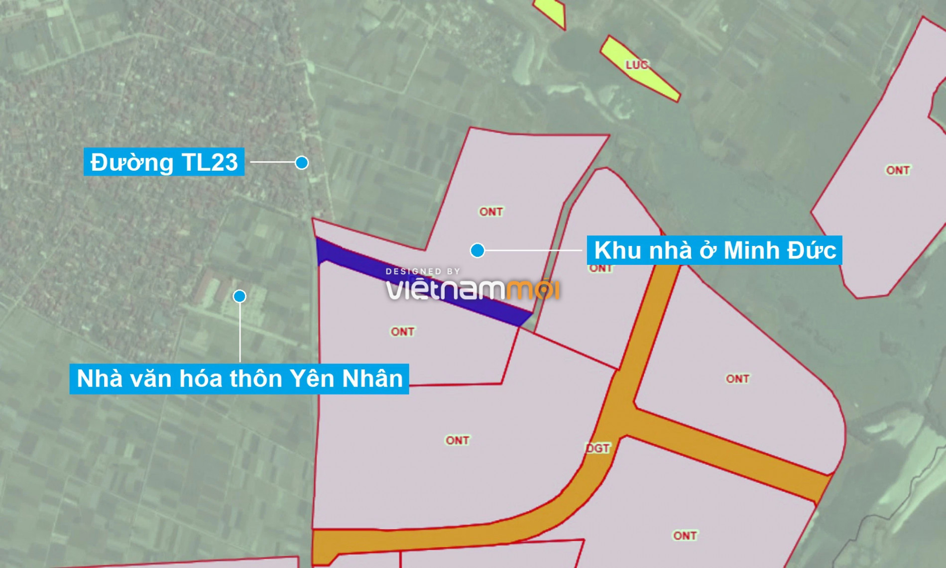 Những khu đất sắp thu hồi để mở đường ở xã Tiền Phong, Mê Linh, Hà Nội (phần 1) - Ảnh 1.