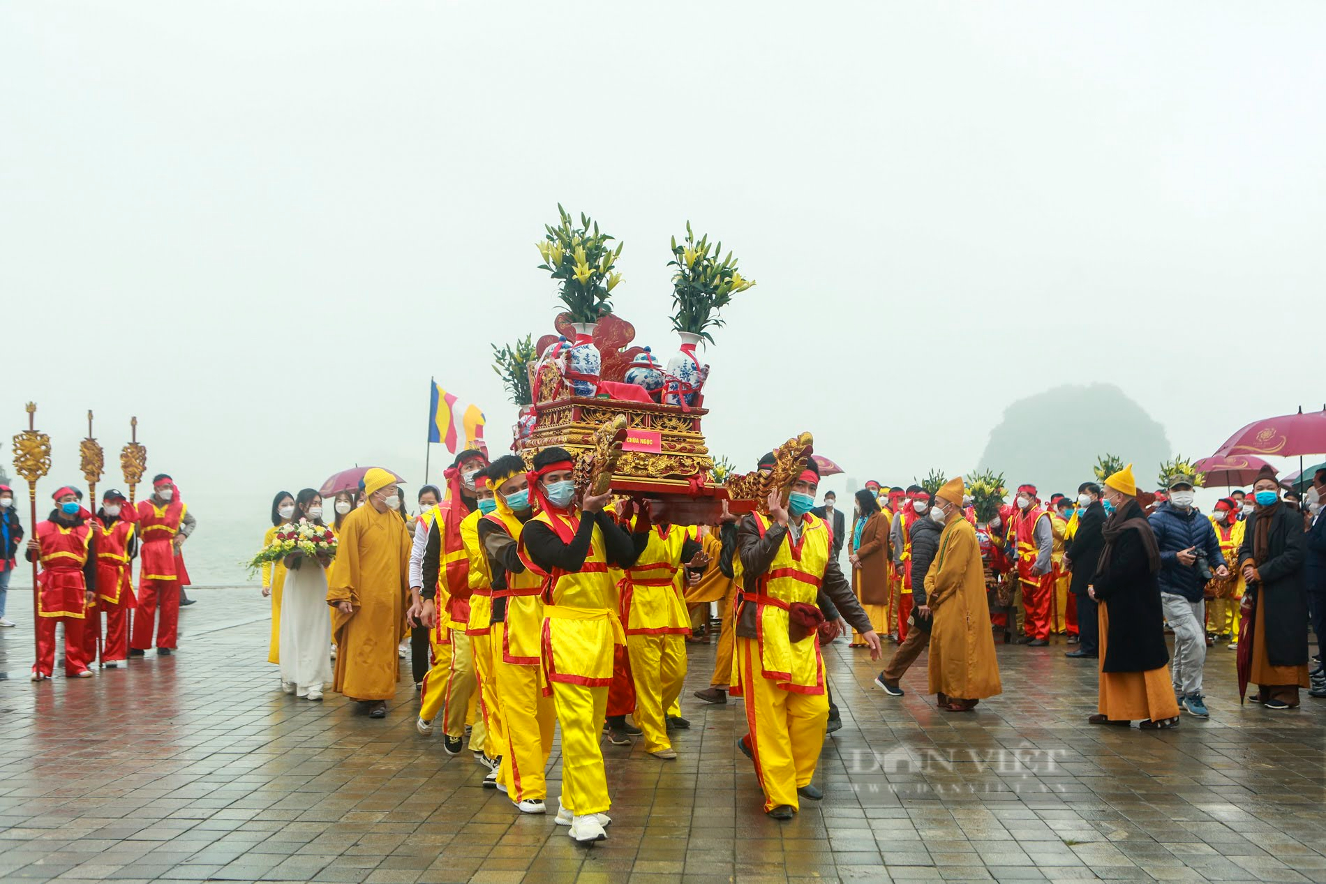Hàng nghìn người tham dự lễ rước nước trong ngày khai xuân chùa Tam Chúc - Ảnh 8.