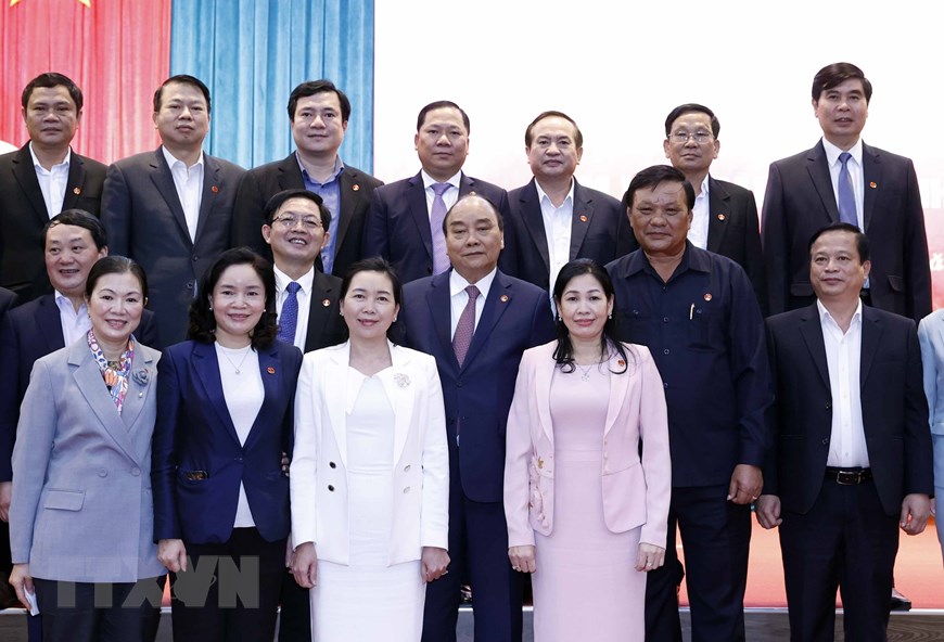 Hình ảnh Chủ tịch nước làm việc với lãnh đạo chủ chốt tỉnh Bình Định | Chính trị | Vietnam+ (VietnamPlus)
