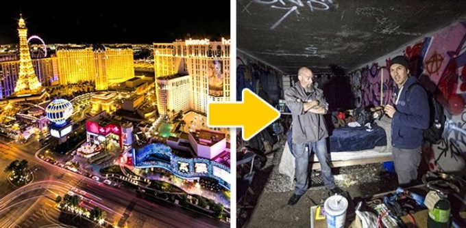 Những đường hầm bên dưới dải Las Vegas Strip, Las Vegas, Mỹ