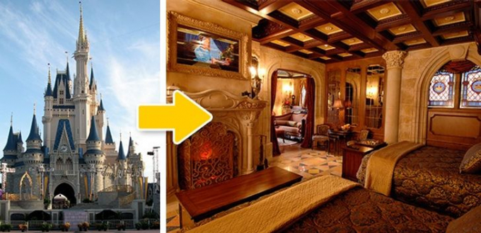 Căn hộ bí mật ở lâu đài Cinderella, Disney World, Mỹ