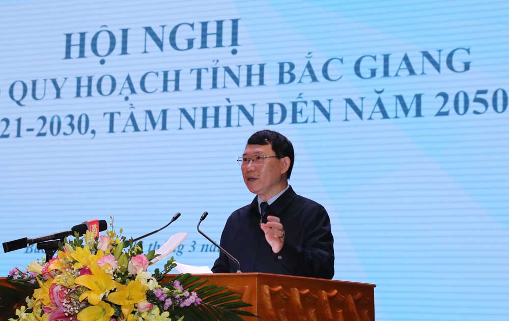 Chủ tịch UBND tỉnh, Bắc Giang, quy hoạch tỉnh