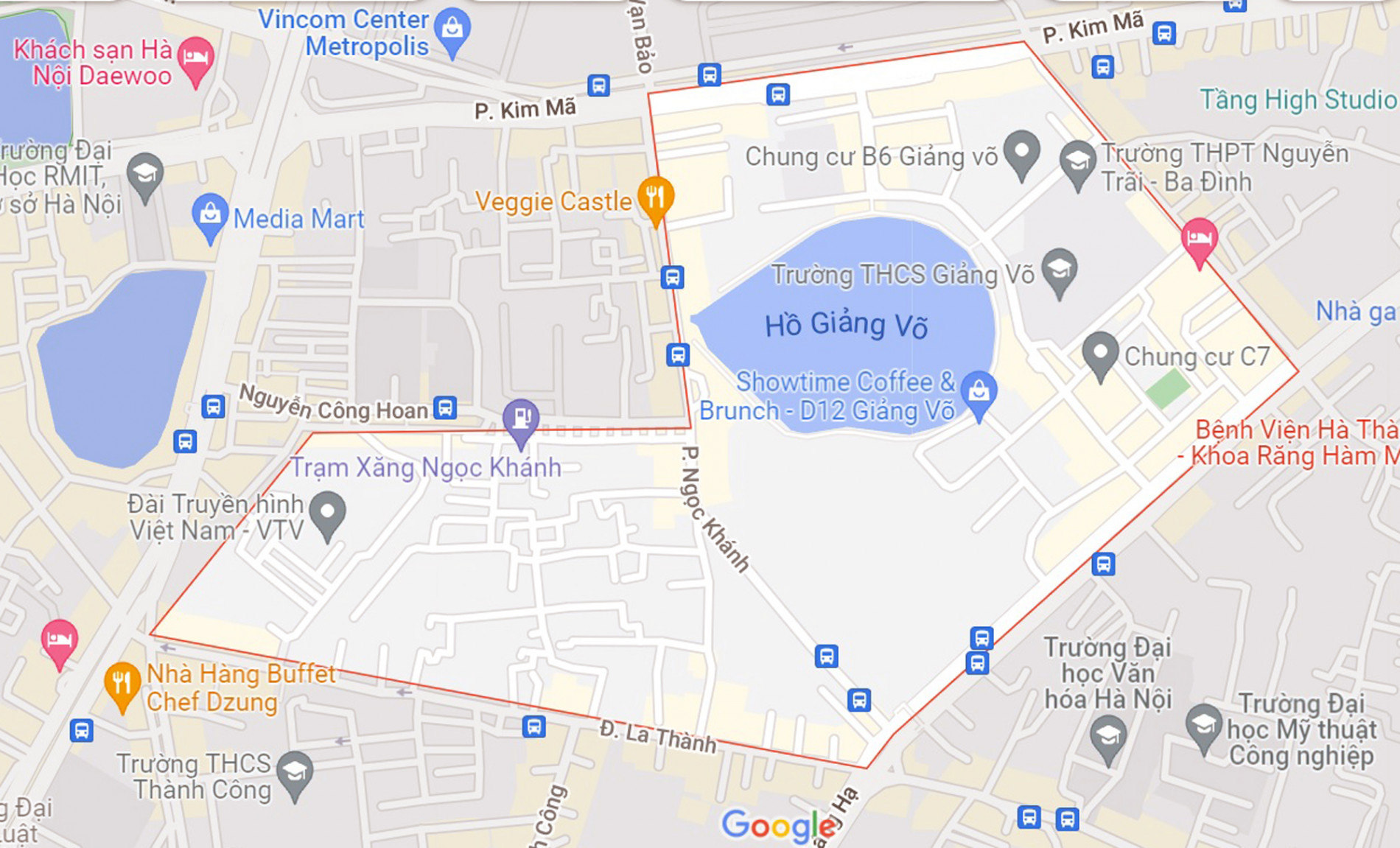 Những khu đất sắp thu hồi để mở đường ở phường Giảng Võ, Ba Đình, Hà Nội (phần 1) - Ảnh 1.