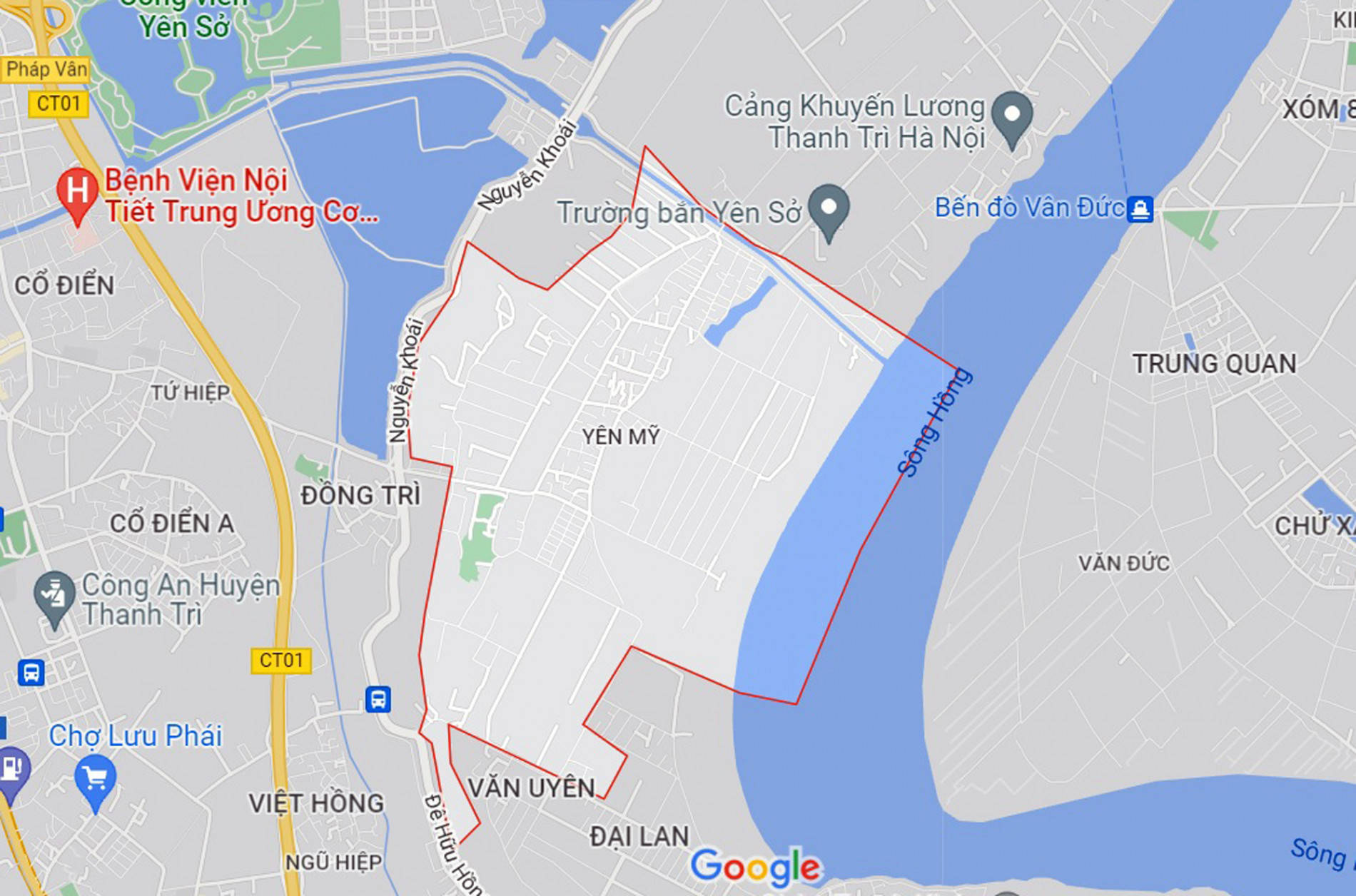 Những khu đất sắp thu hồi để mở đường ở xã Yên Mỹ, Thanh Trì, Hà Nội (phần 1) - Ảnh 1.