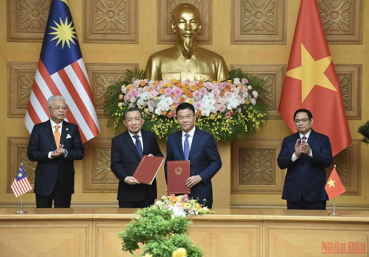Lễ đón Thủ tướng Malaysia thăm chính thức Việt Nam -0