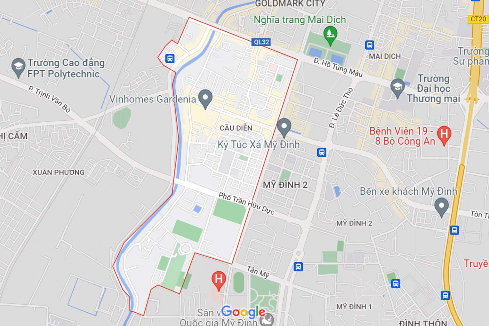 Những khu đất sắp thu hồi để mở đường ở phường Cầu Diễn, Nam Từ Liêm, Hà Nội (phần 1) - Ảnh 1.