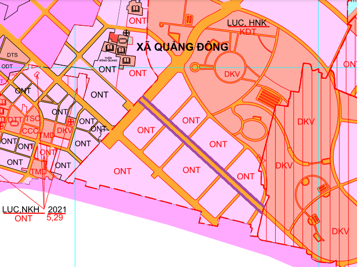 Đường sẽ mở theo quy hoạch ở phường Quảng Đông, TP Thanh Hóa, tỉnh Thanh Hóa