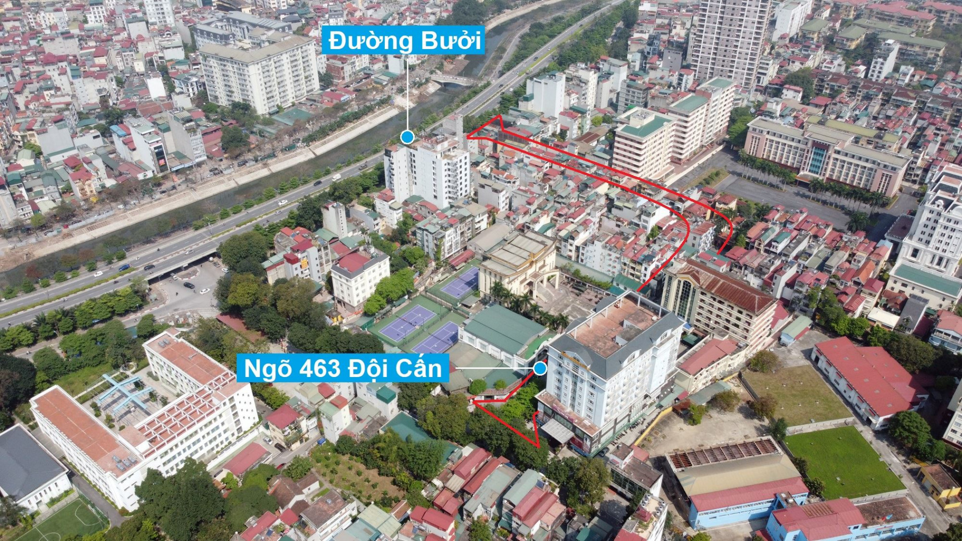 Những khu đất sắp thu hồi để mở đường ở phường Vĩnh Phúc, Ba Đình, Hà Nội (phần 1)