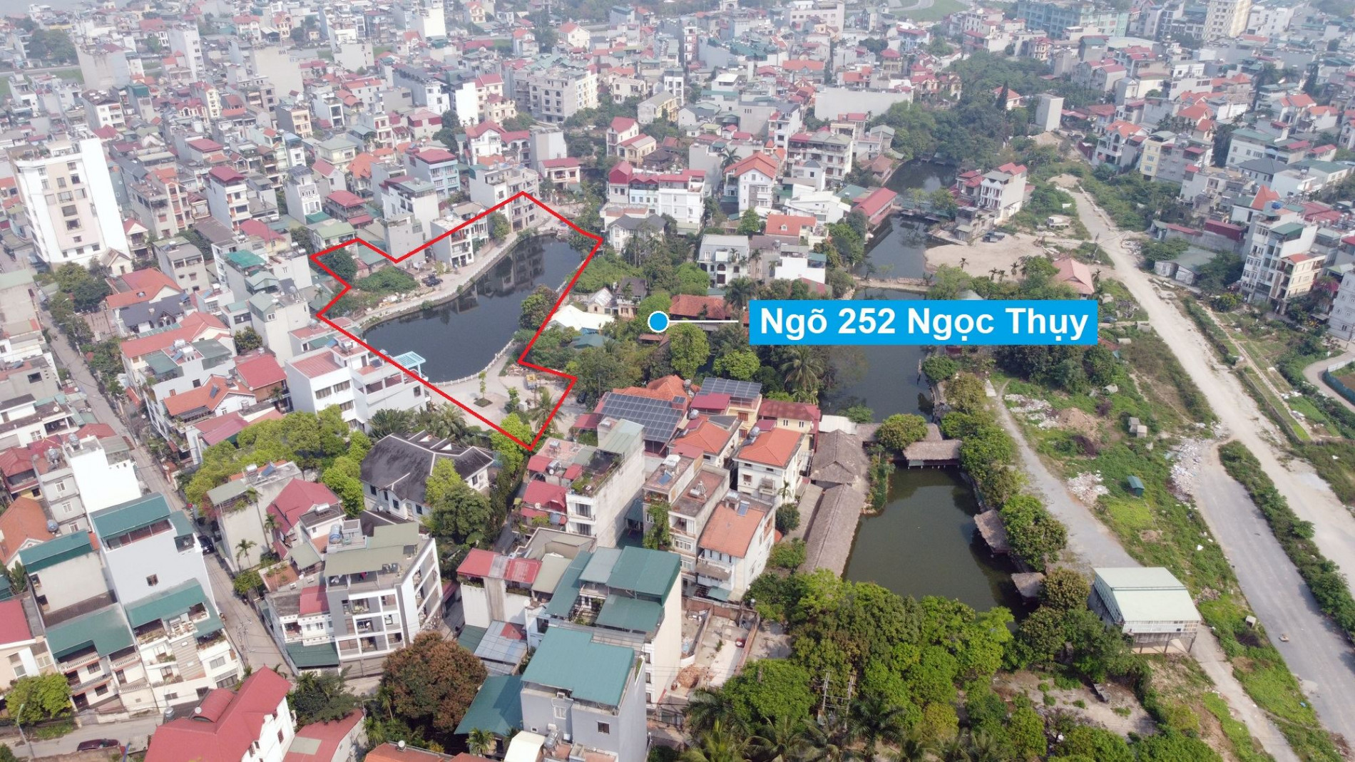 Sắp lấp nhiều hồ để làm nhà, làm đường ở phường Ngọc Thụy, Long Biên, Hà Nội