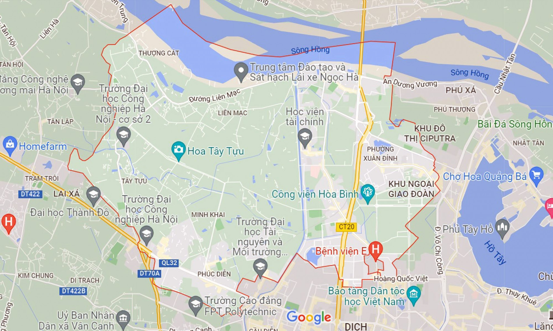 Những khu đất sắp thu hồi để mở đường ở quận Bắc Từ Liêm, Hà Nội (phần 4)