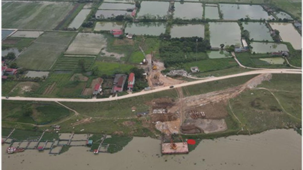 Cầu Hà Bắc 2, vi phạm đê điều, Bắc Giang, Bắc Ninh