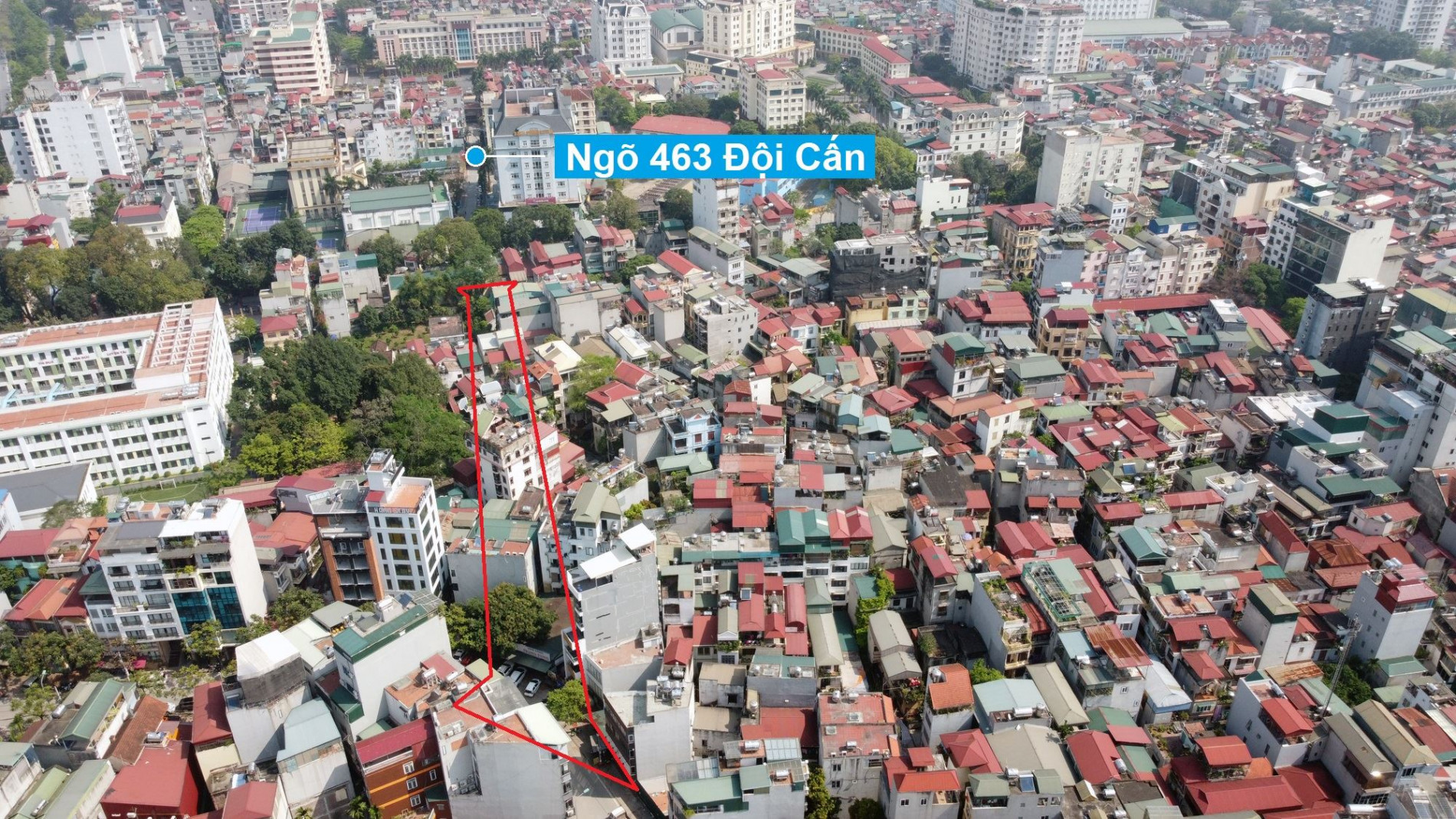 Những khu đất sắp thu hồi để mở đường ở phường Cống Vị, Ba Đình, Hà Nội (phần 2)