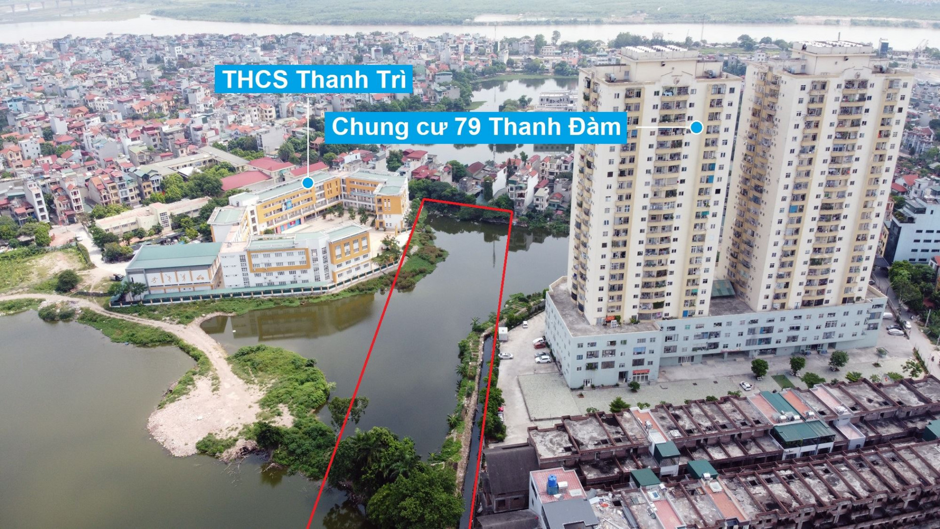 Sắp lấp nhiều hồ để làm nhà, làm đường ở quận Hoàng Mai, Hà Nội (phần 2)