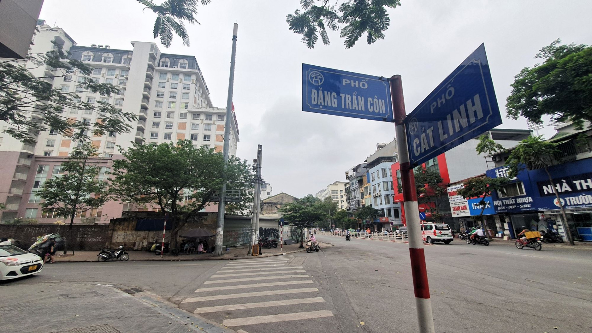 Cận cảnh khu đất hơn 2.500 m2 gần ga Cát Linh vừa được Thaigroup sang tay cho Tân Hoàng Minh